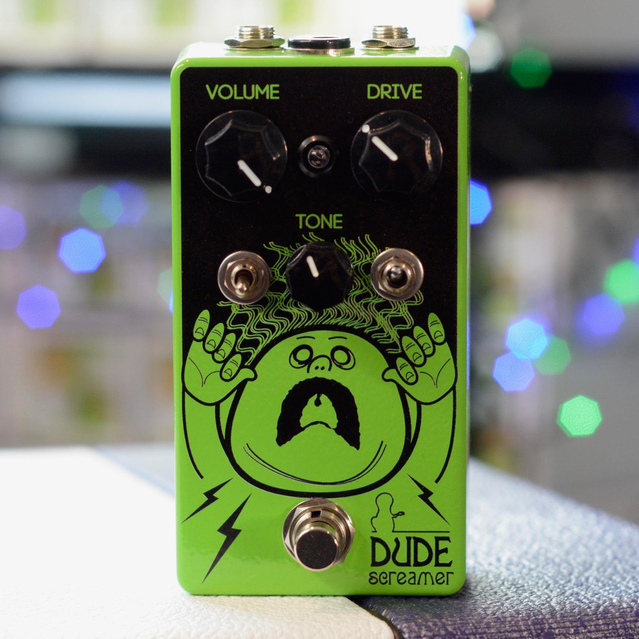 Dude Screamer Overdrive Pedal, face
