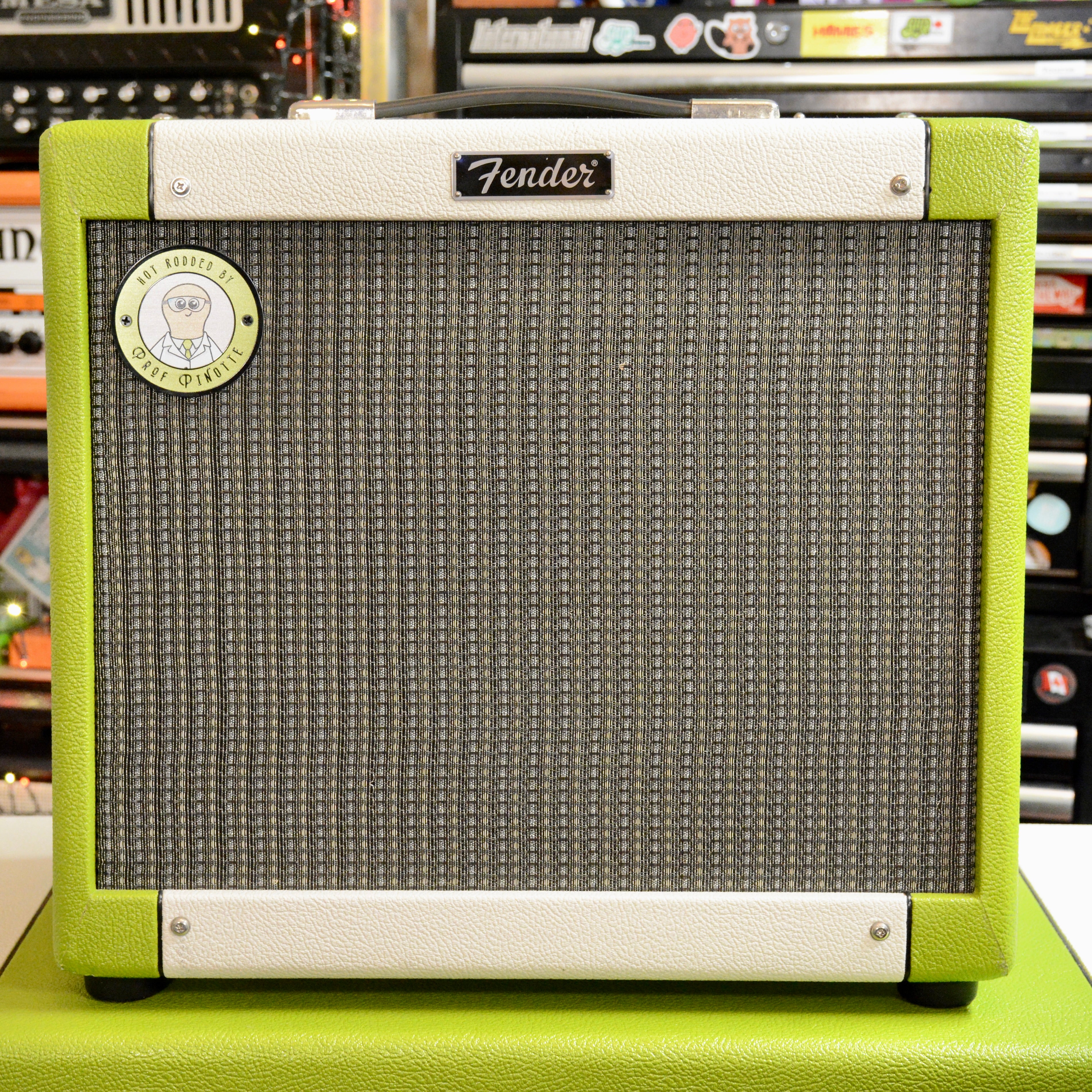 #011 Prof Pinotte Hot rodded Fender Blues Jr