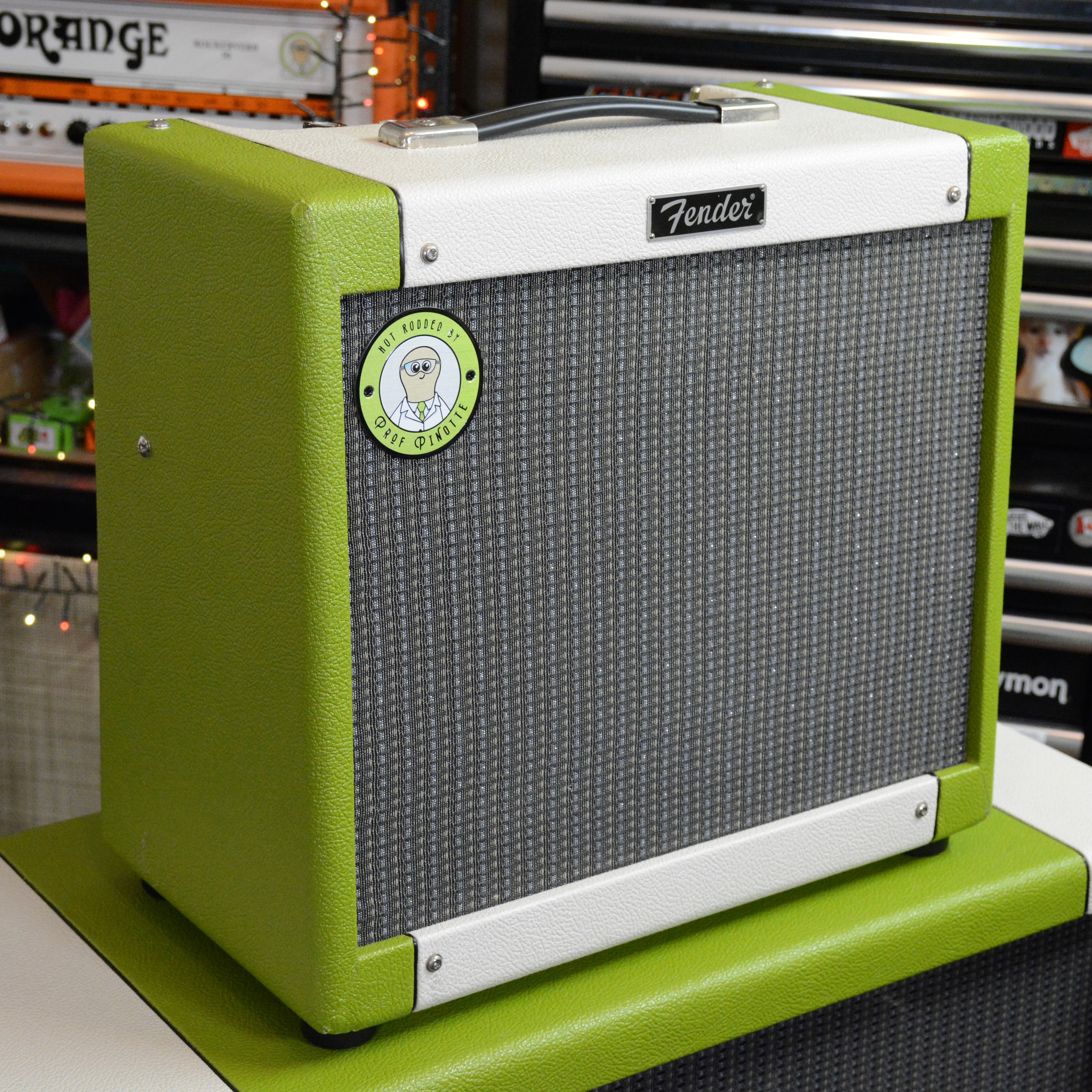 #011 Prof Pinotte Hot rodded Fender Blues Jr