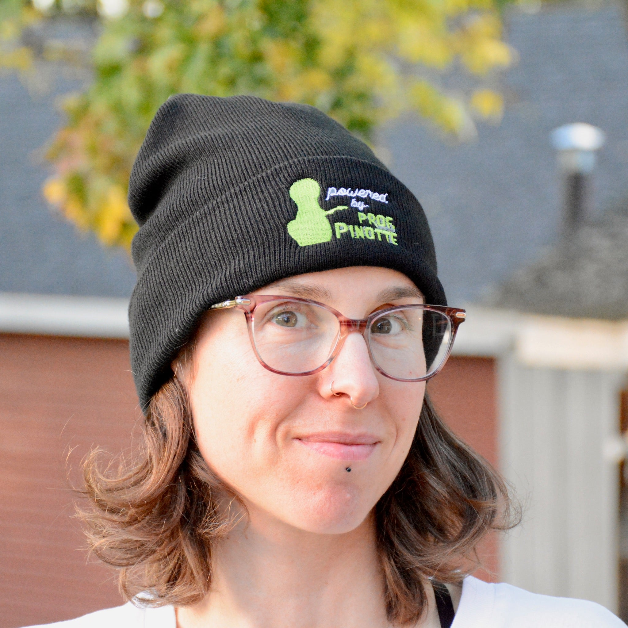 GUPTech Black Knit Toque - Logo or Powered by Prof. Pinotte