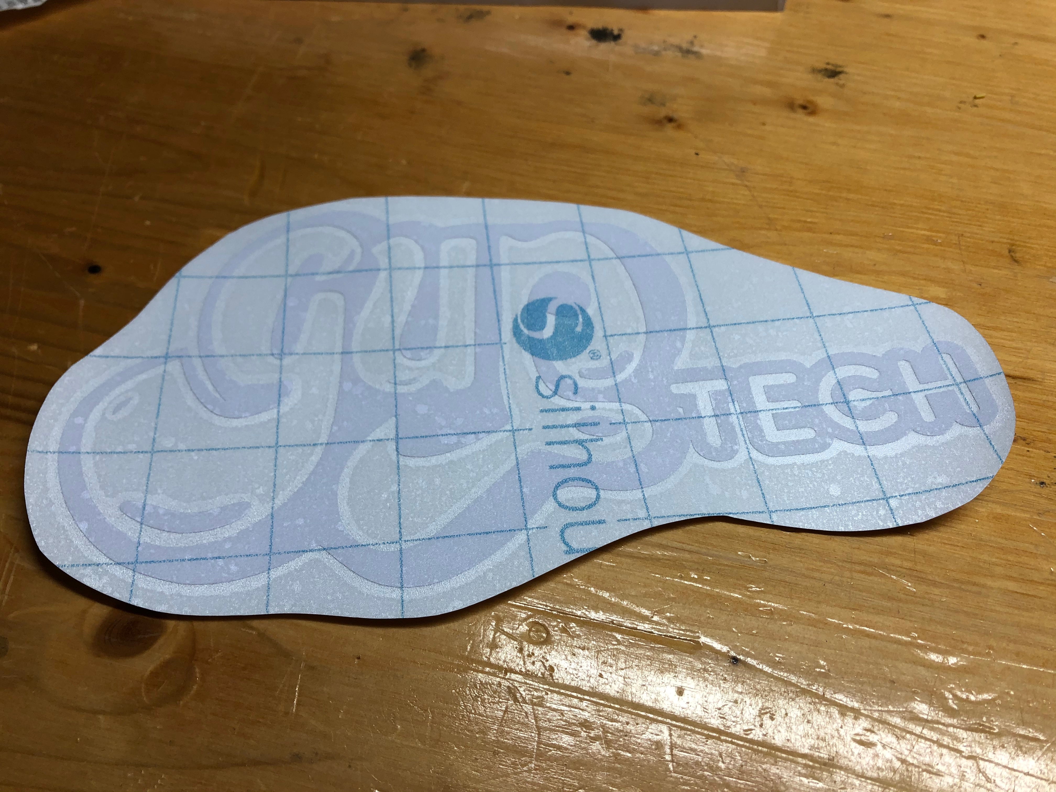 Autocollant en vinyle GUP Tech