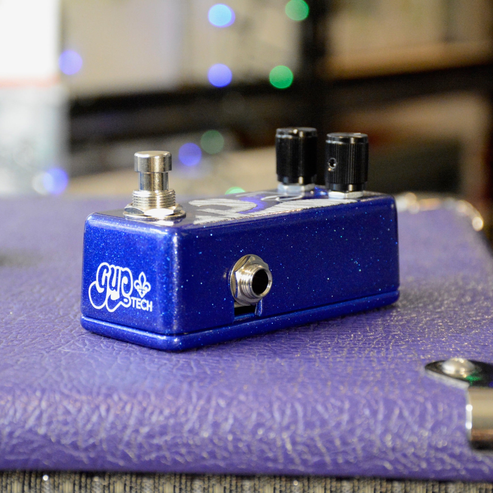 Ti-Q - Mini PdeQ Presence Depth EQ - Logo view - Sparkle Blue - 1590A Enclosure