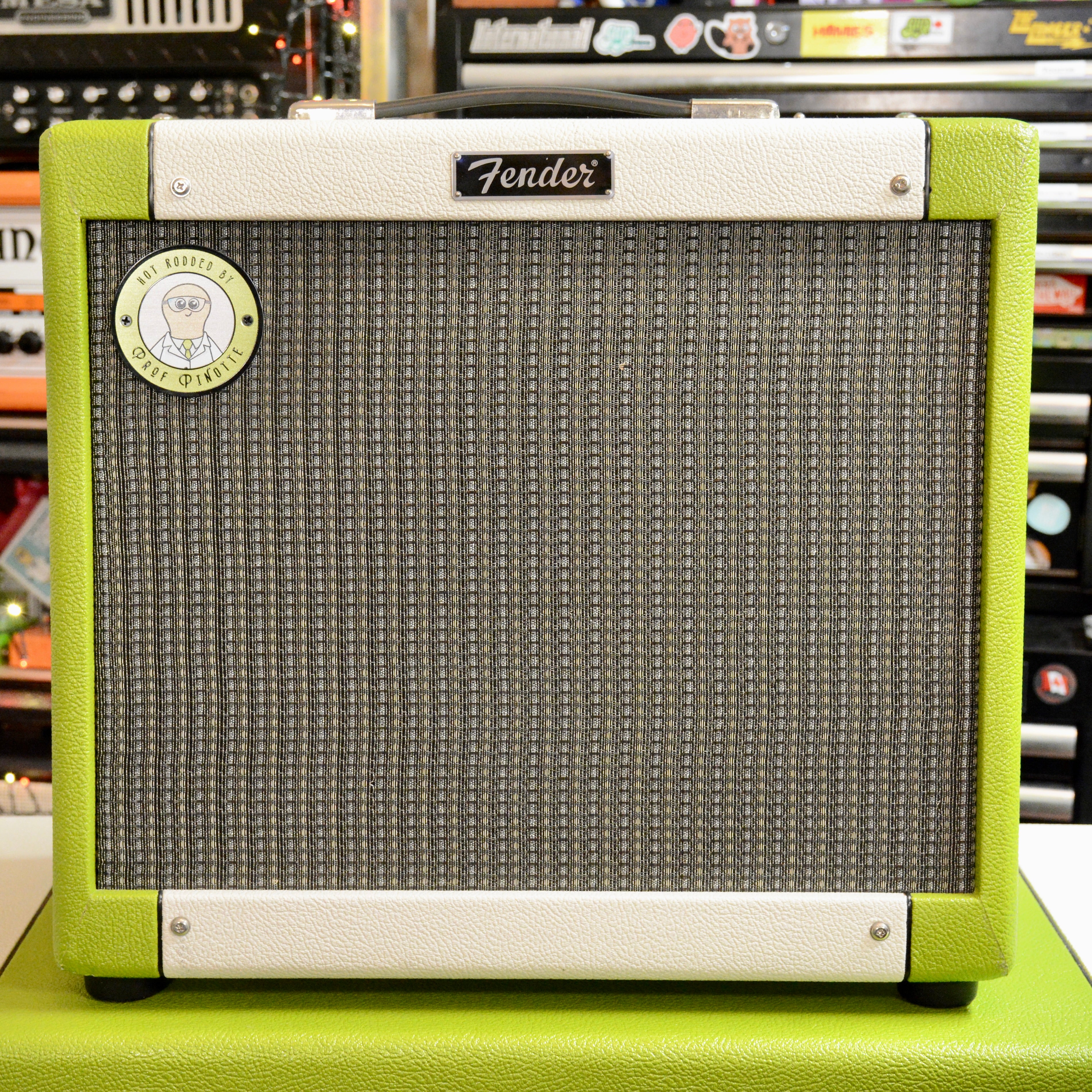 #012 Prof Pinotte Hot rodded Fender Blues Jr