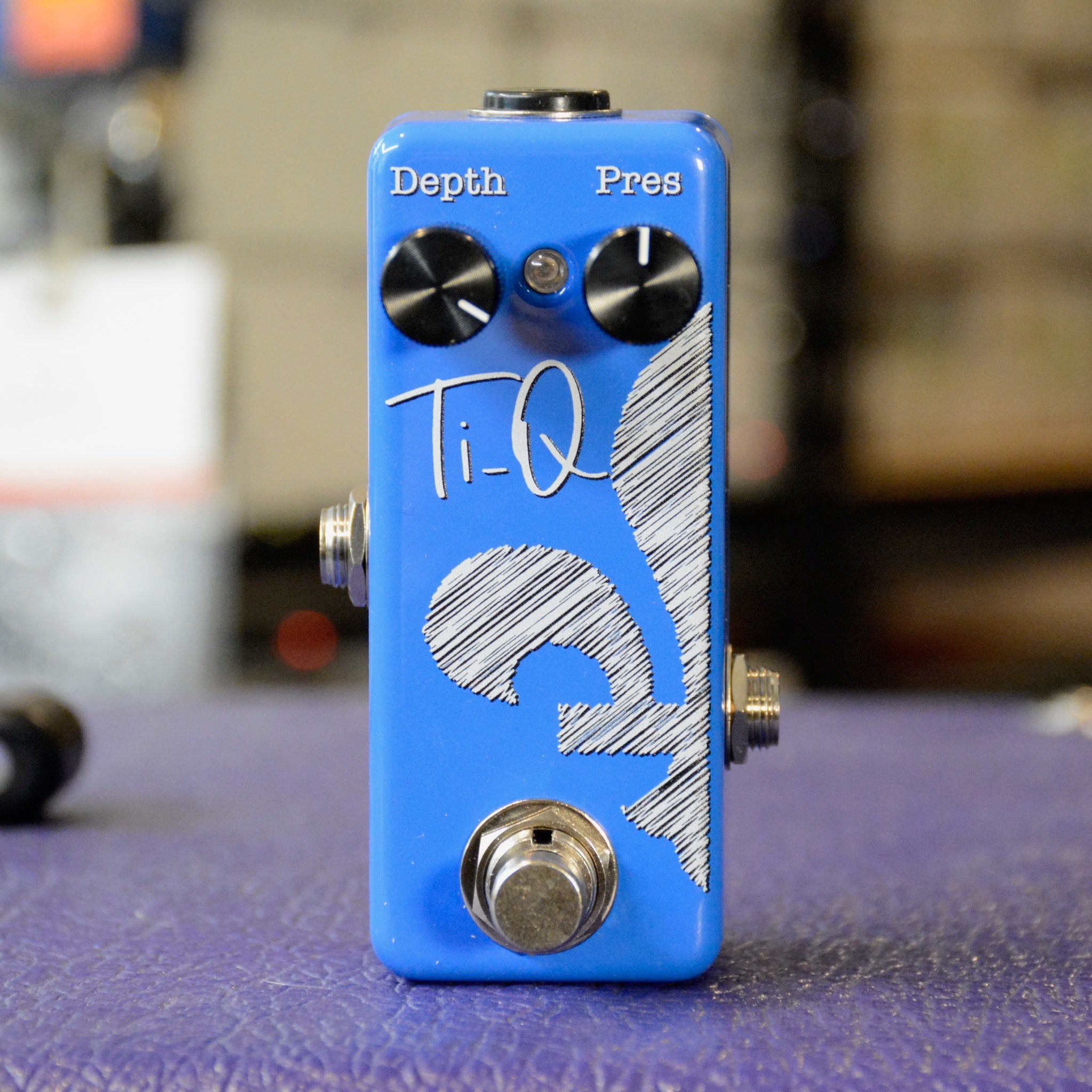 Ti-Q - Mini PdeQ Presence Depth EQ - Face - Blue - 1590A Enclosure