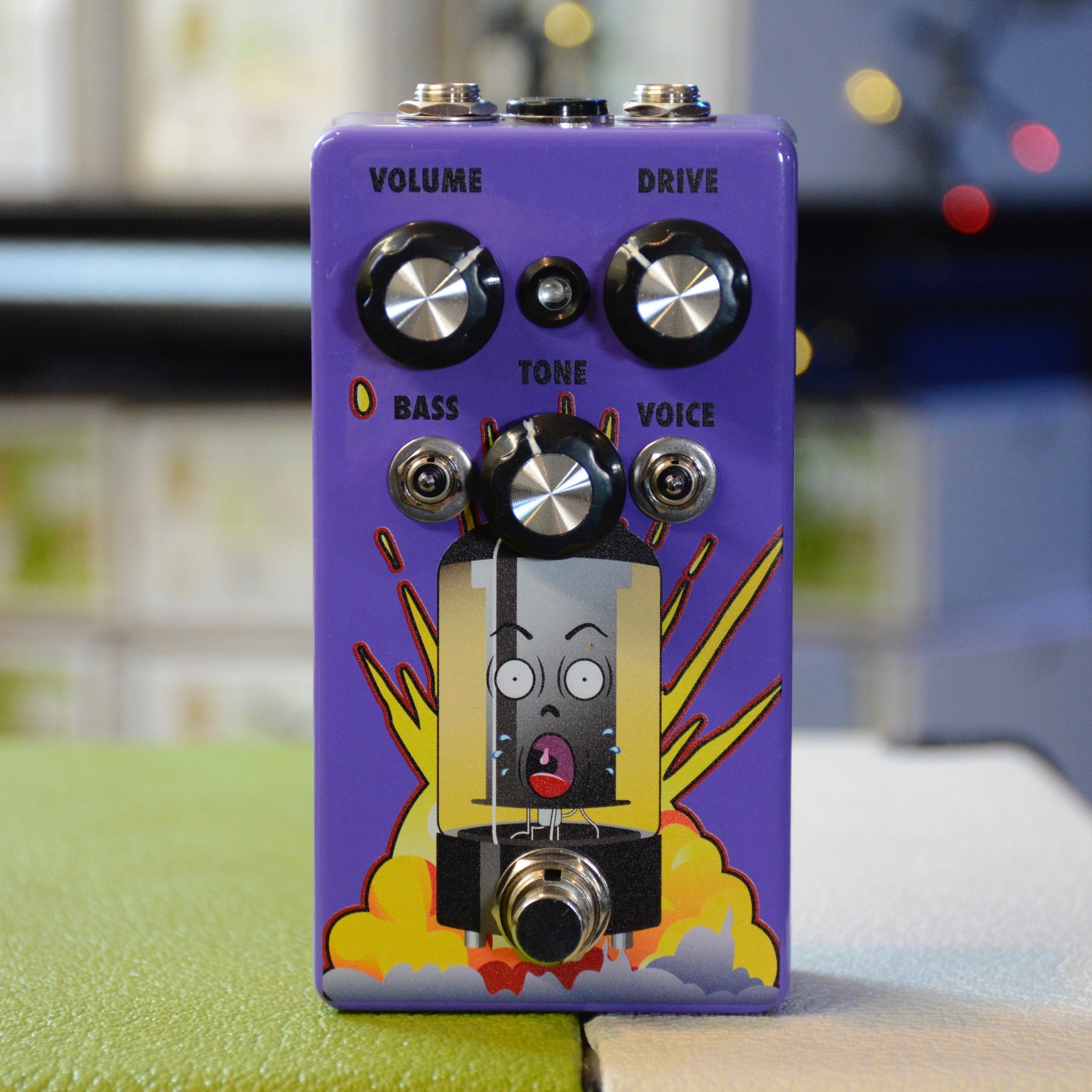 Tube Screamer GUPTech Purple, face