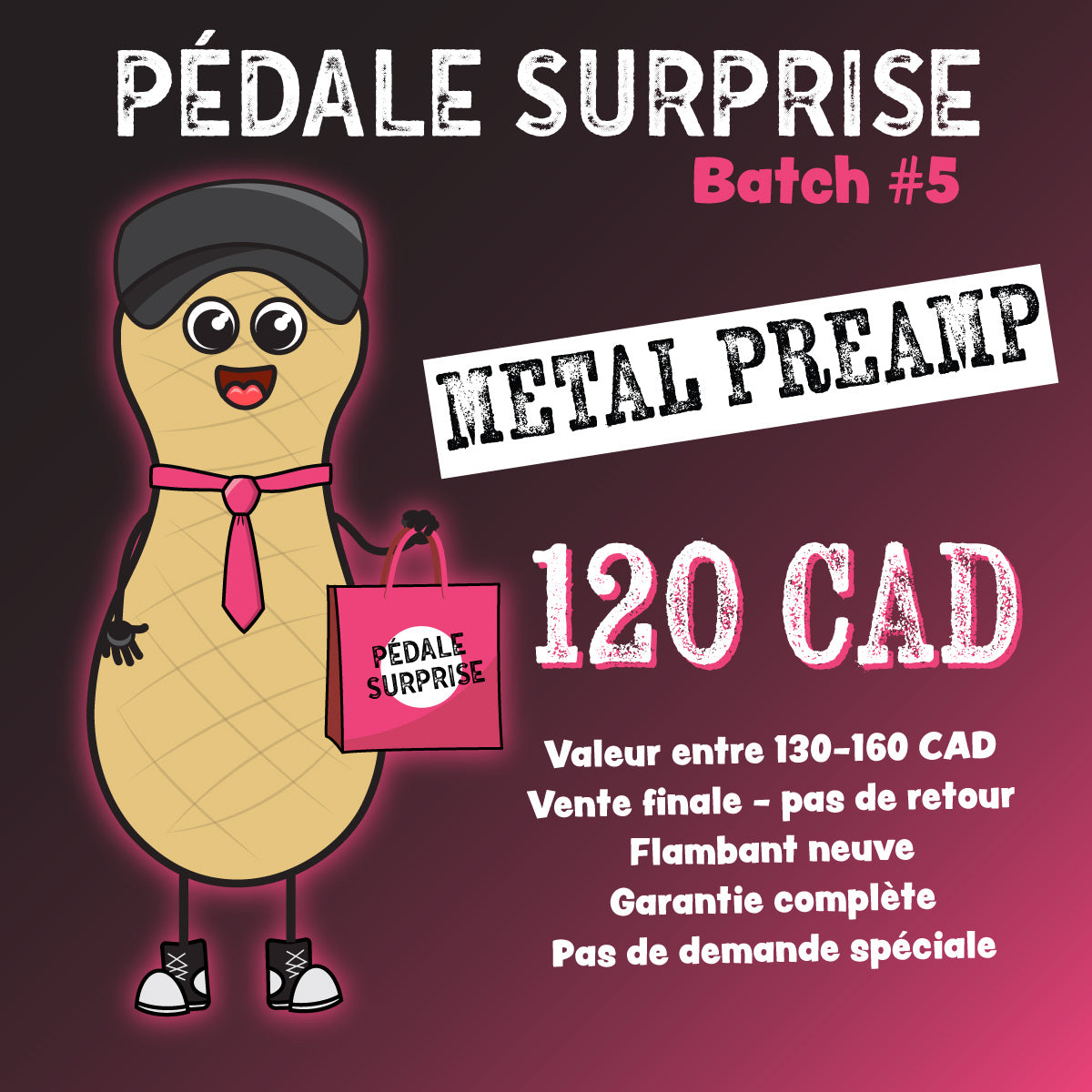 Surprise Pedal - Batch #5 - Metal Preamp edition (Mystery batch)
