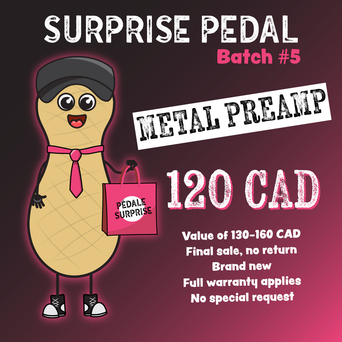 Surprise Pedal - Batch #5 - Metal Preamp edition (Mystery batch)