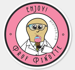 Prof. Pinotte "logo" stickers